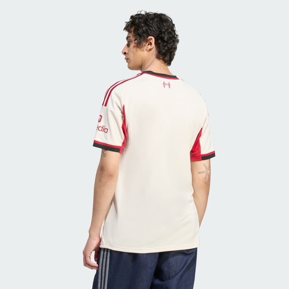 Джерси Adidas Liverpool FC 25/26 Away Jersey, цвет Wonder White — фото 2