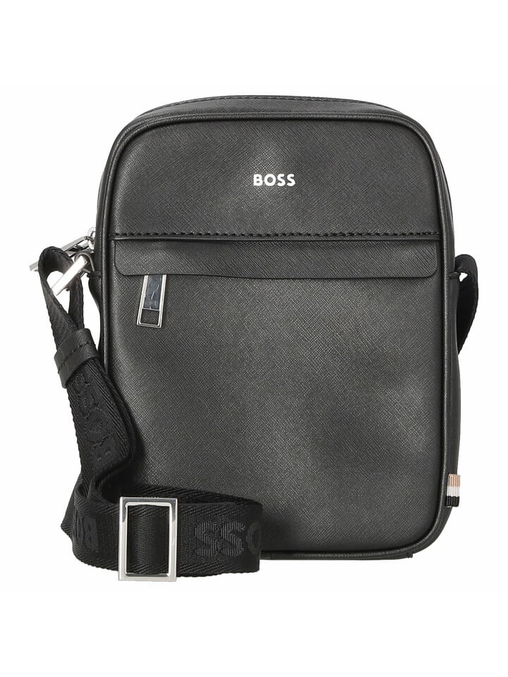 

Сумка через плечо BOSS Leder 21 cm, черный