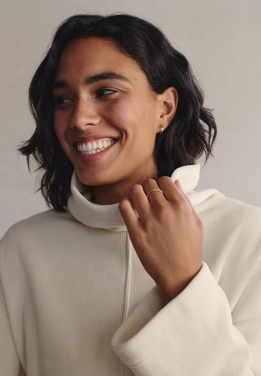 Топ Next COSY COWEL NECK, Cream/Beige — фото 3