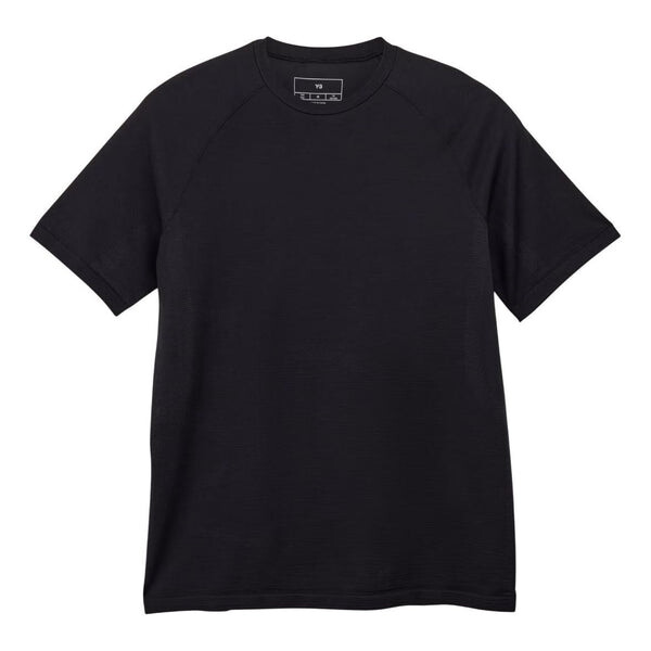 

Футболка y-3 running t-shirt 'black' Adidas, черный