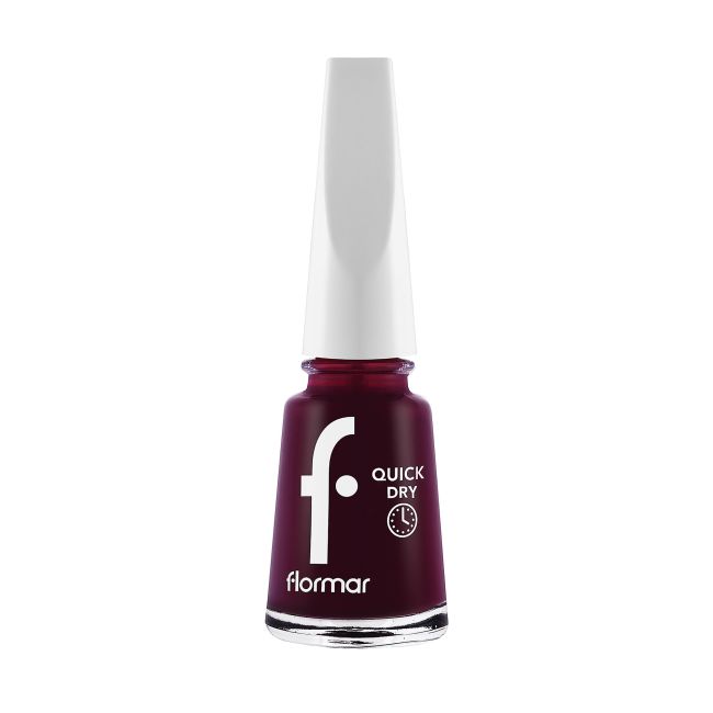 

Быстросохнущий лак для ногтей Flormar, цвет 21 blackstar red, 11 мл