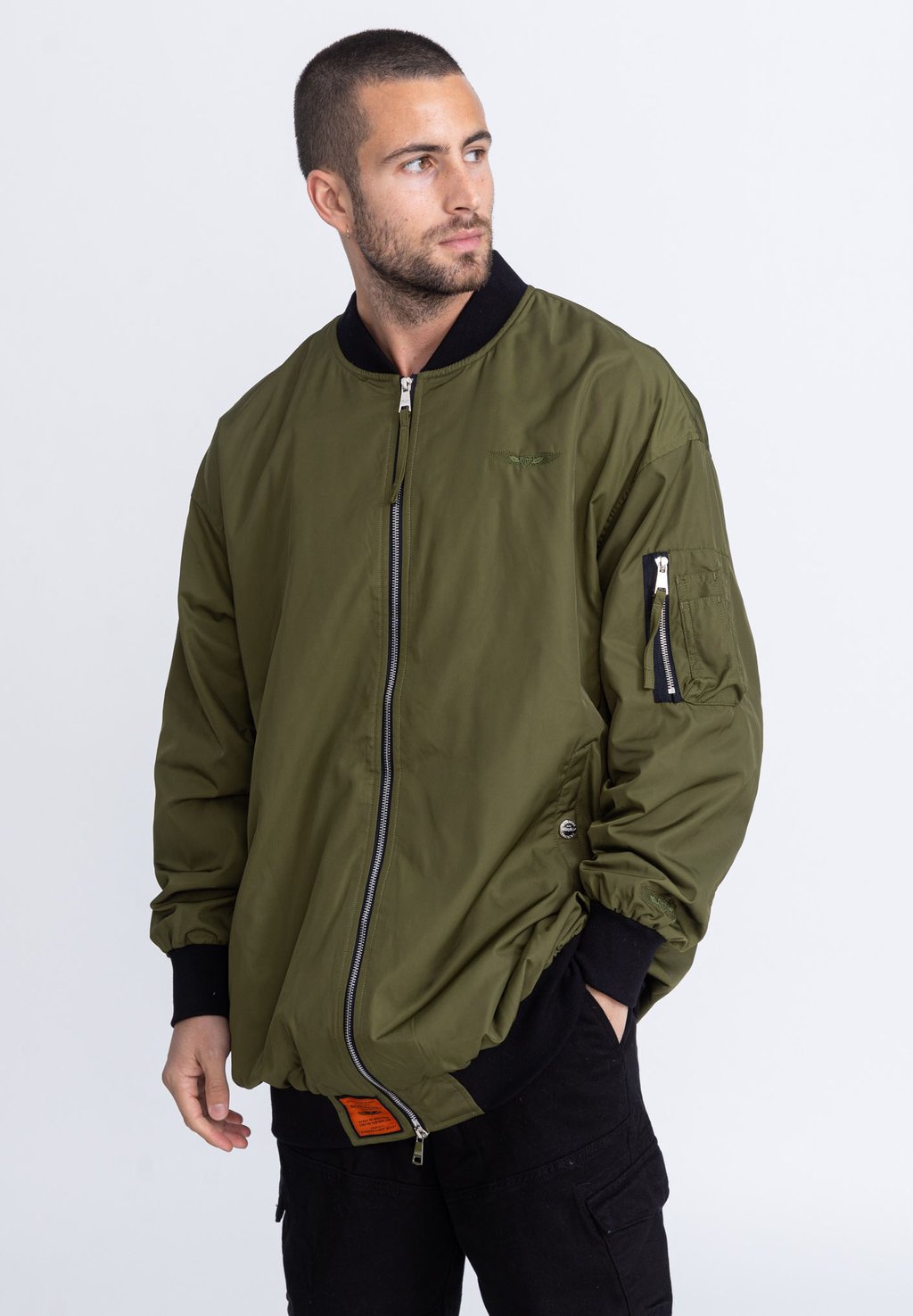 

Куртка-бомбер UNISEX - Short coat Bombers, хаки