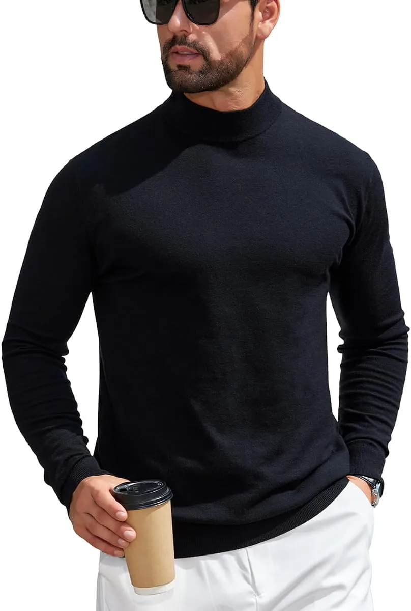 

Мужской свитер с воротником-стойкой Slim Fit NOMOVIGIL