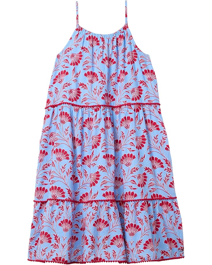 

Платье Vineyard Vines Kids Tiered Halter Dress, цвет Harperfloral-sb/Lhr
