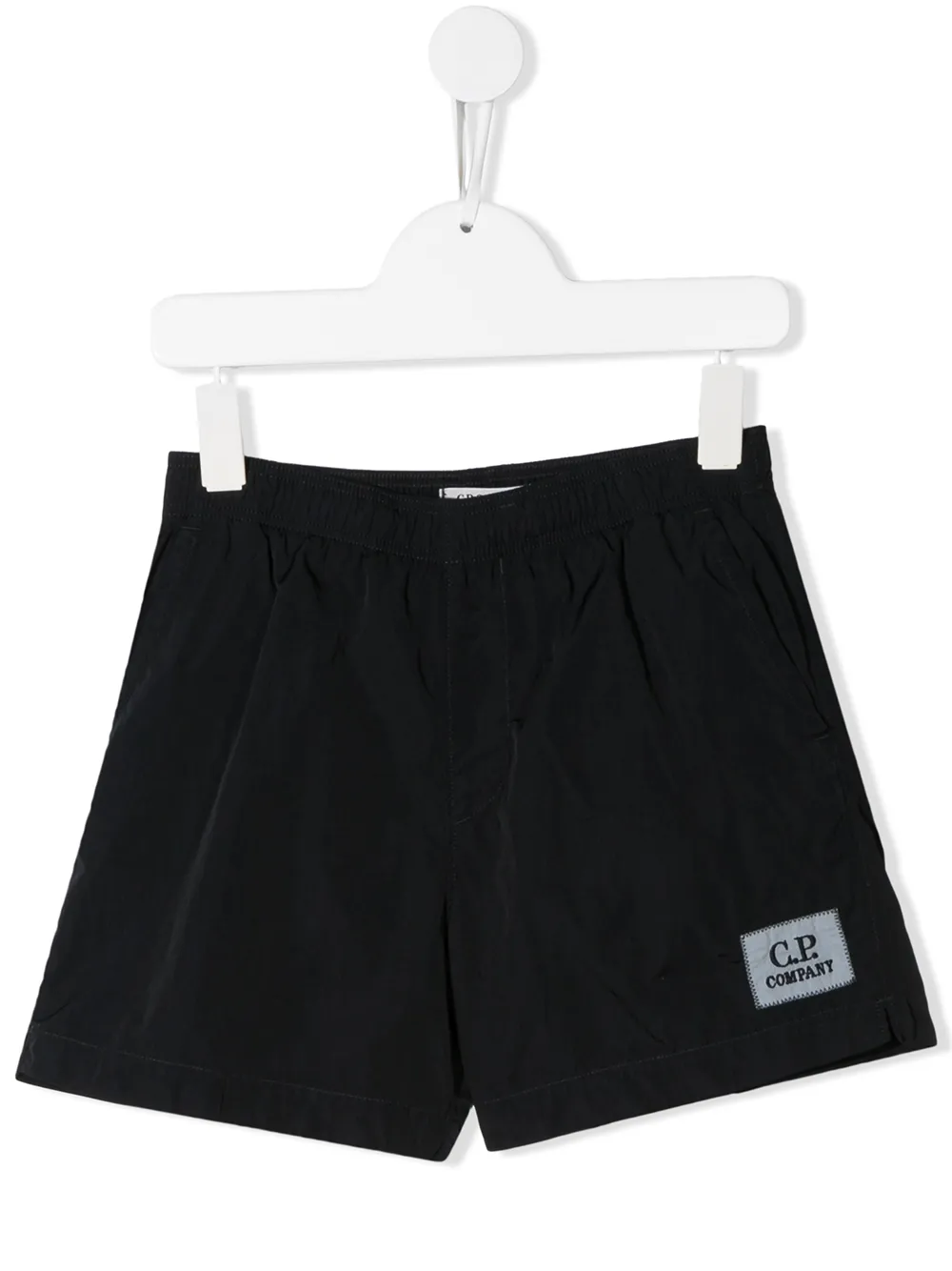 

Плавки-шорты с нашивкой-логотипом C.P. Company Kids, черный