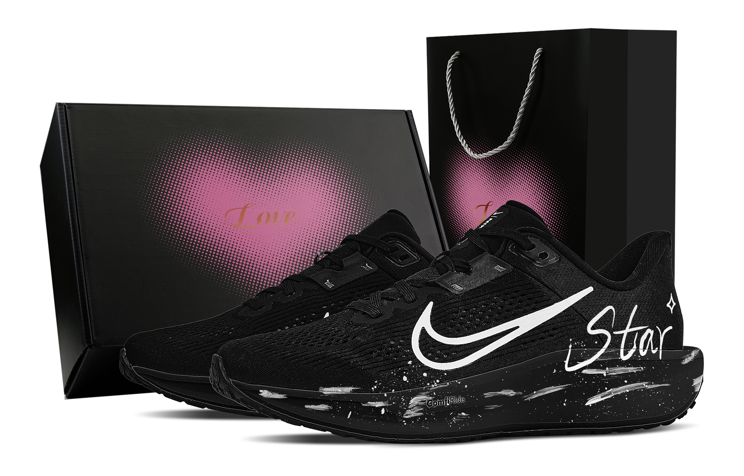 

Nike Кроссовки Quest 6 Rebound Low top Casual City для мужчин, черные