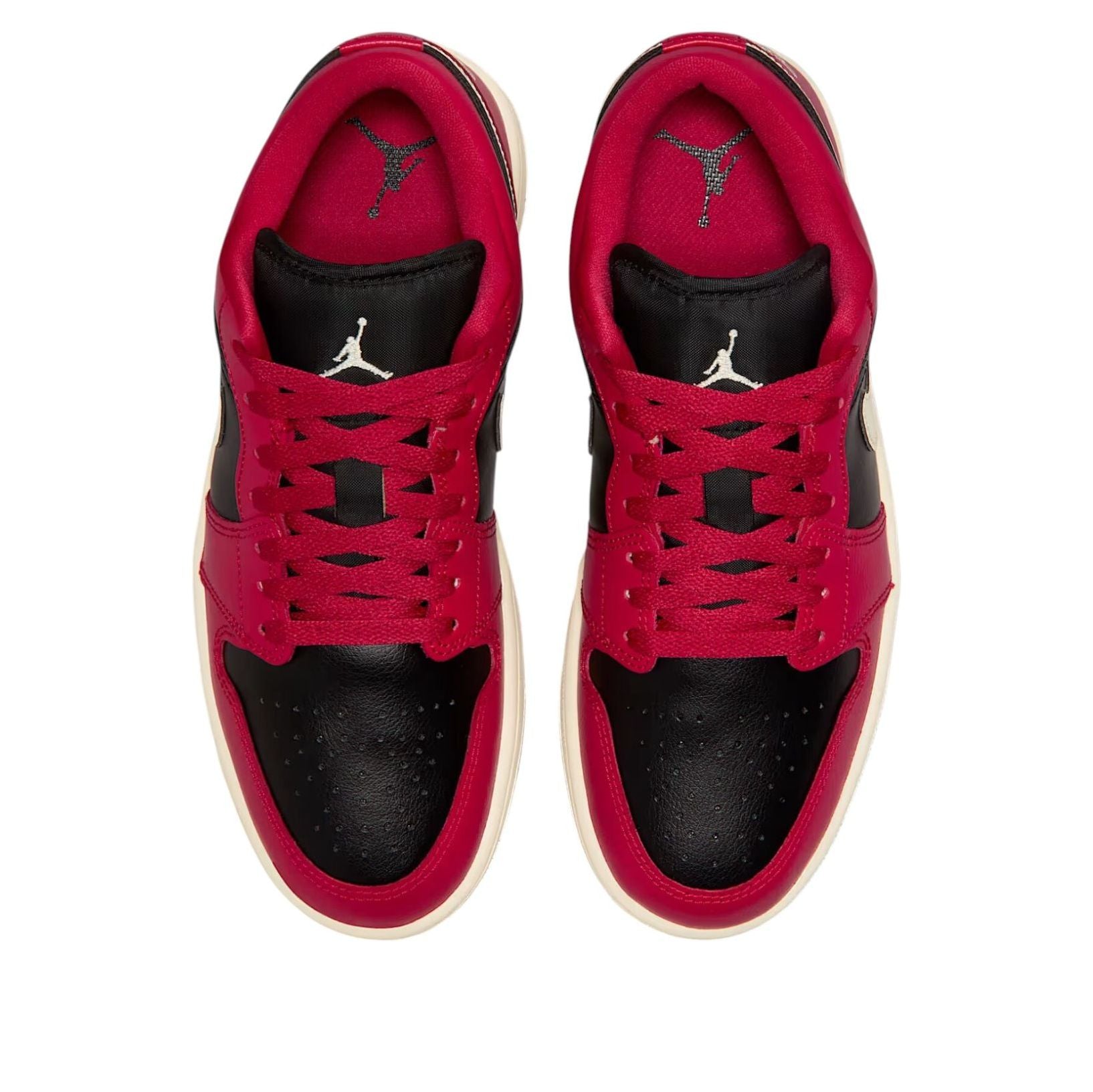 Кроссовки (WMNS) Air Jordan 1 Low 'Mystic Hibiscus Black Coconut Milk' — фото 2