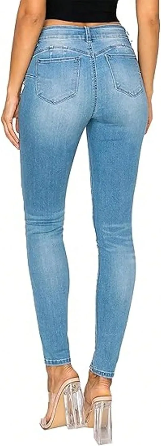 Женские джинсы slim pencil low rise skinny fit джинсы casual — фото 3