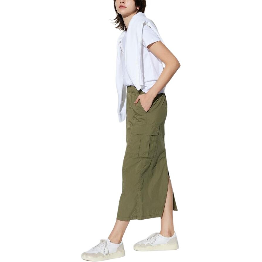 Повседневная длинная юбка женская Uniqlo — фото 2