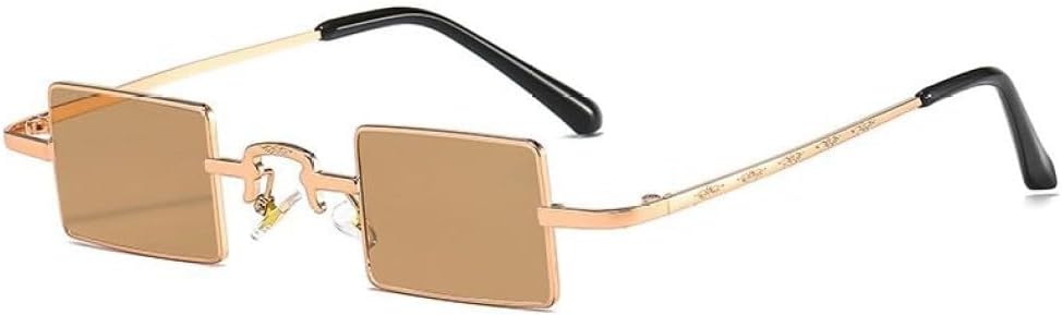 

Солнцезащитные очки квадратной формы 2027 года для женщин и мужчин, цветные линзы, металлическая оправа из сплава, прямоугольная форма. Стильные солнцезащитные очки MTZJH, C4