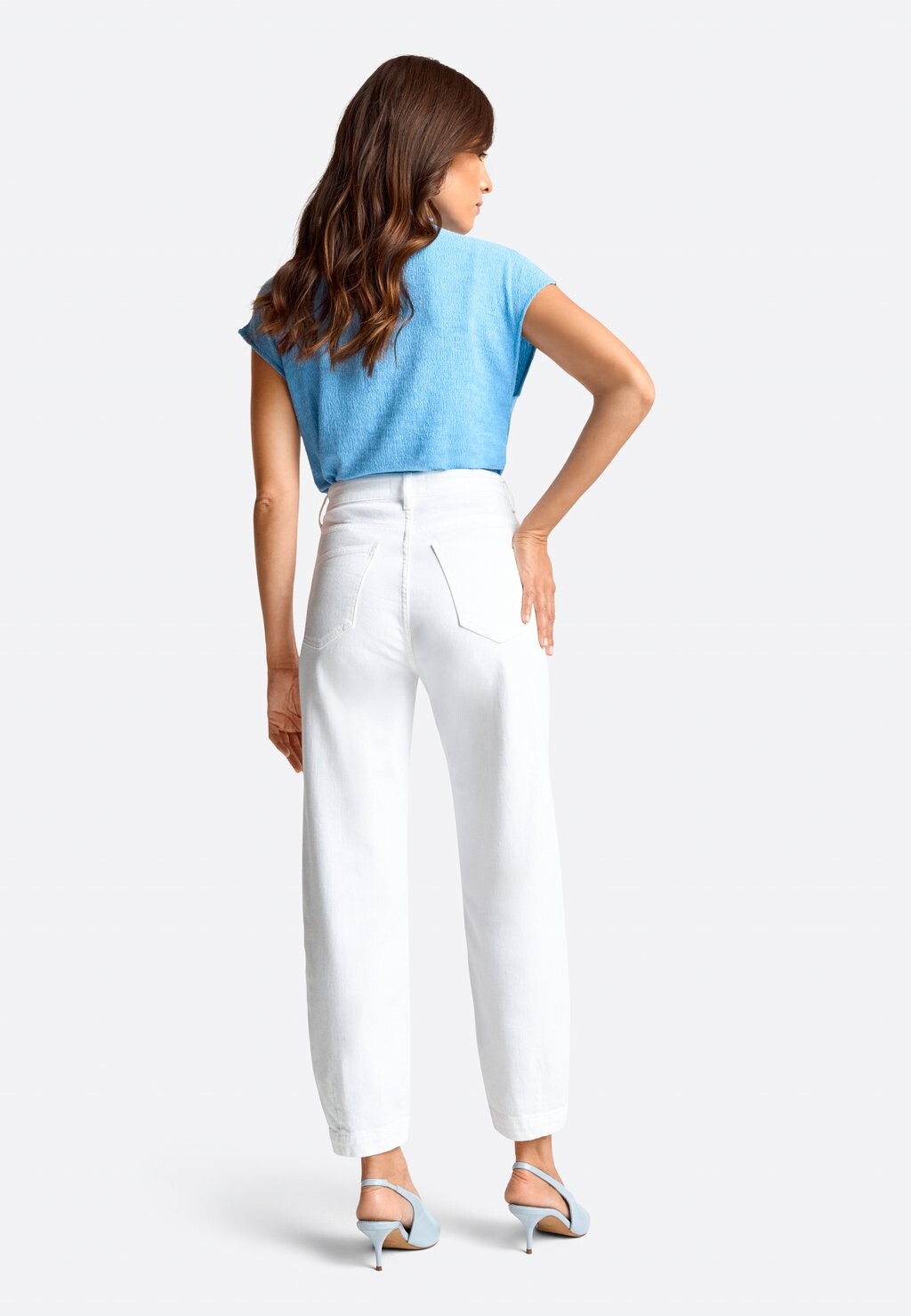 

Джинсы зауженного кроя SLOUCHY FIT Rich & Royal, белый