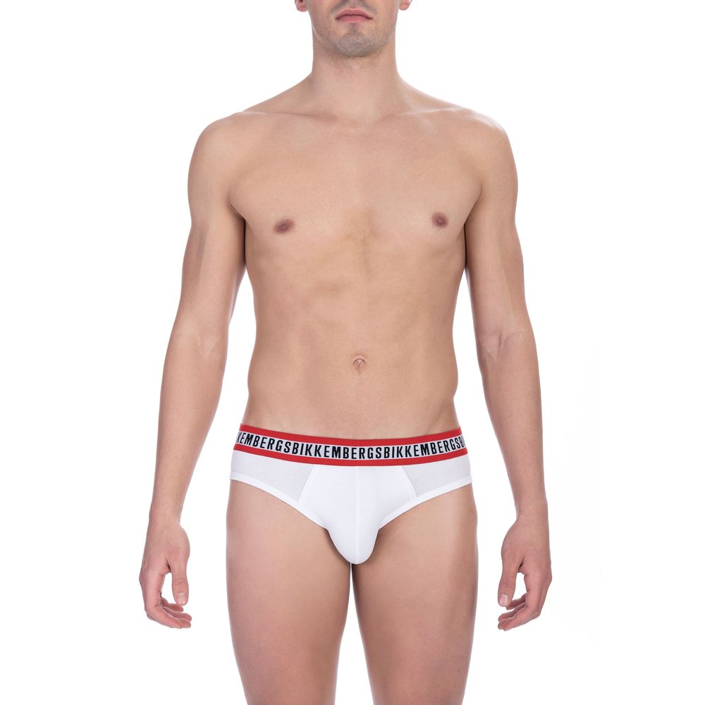 

Трусы мужские белые хлопковые Bikkembergs