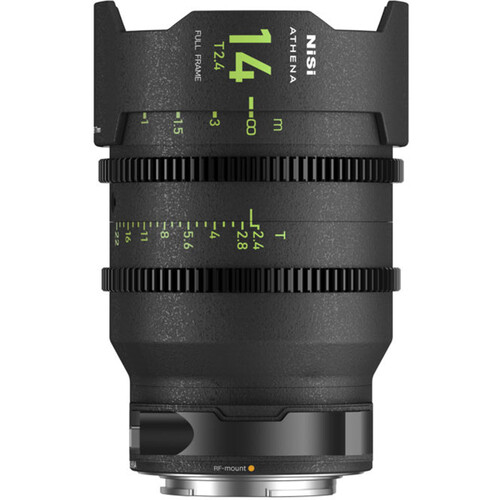 

Полнокадровый объектив NiSi ATHENA PRIME 14 мм T2.4 (крепление E, вставной фильтр)