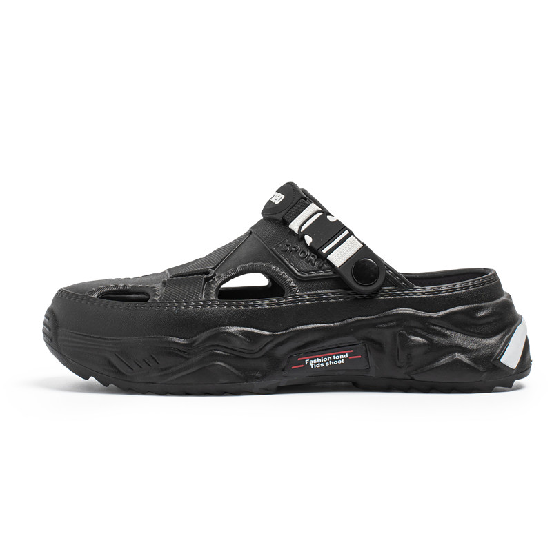 

NANJIREN Клоги мужские черно-белые, цвет Black White