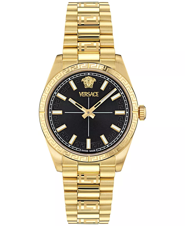 

Женские наручные часы Swiss Millenyium с позолотой ионным покрытием, 32 мм Versace