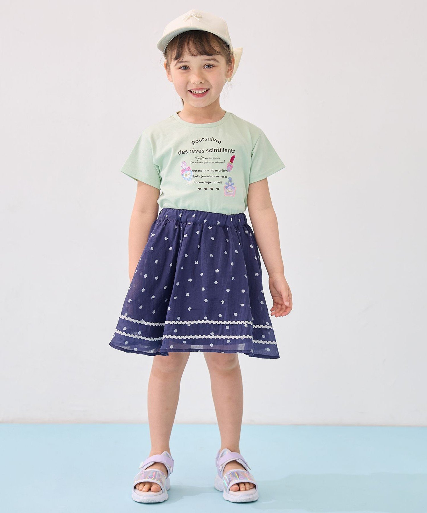 Стильная и освежающая футболка с логотипом ANY KIDS, Mint [062] — фото 3