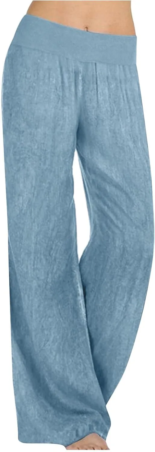 

Джинсовые брюки pull on для женщин casual на высокой резинке Ozmmyan