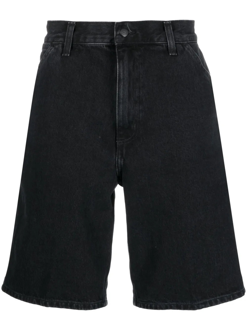 

Джинсовые шорты карго с нашивкой-логотипом CARHARTT WIP, черный