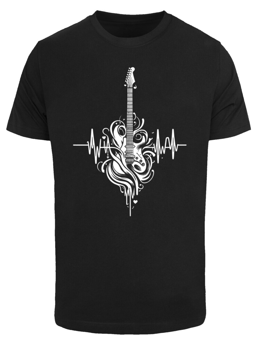 

Рубашка F4NT4STIC Gitarre Heartbeat, черный