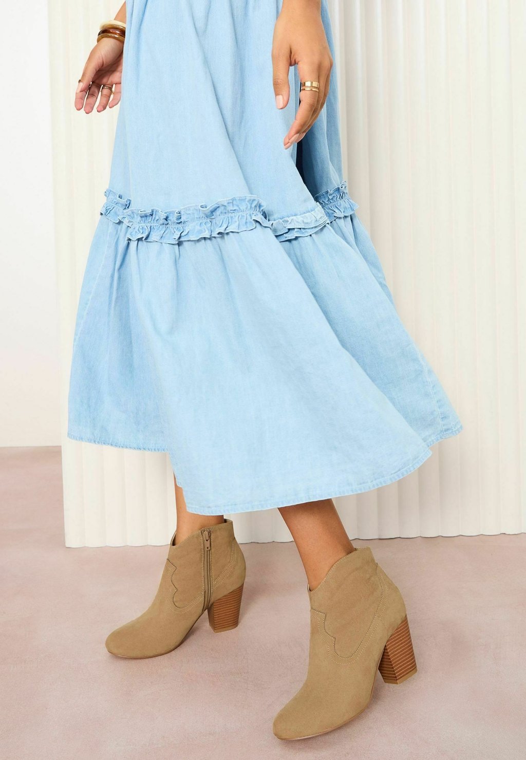 Ковбойские/байкерские ботинки WIDE - Ankle boots Friends Like These, коричневый — фото 2