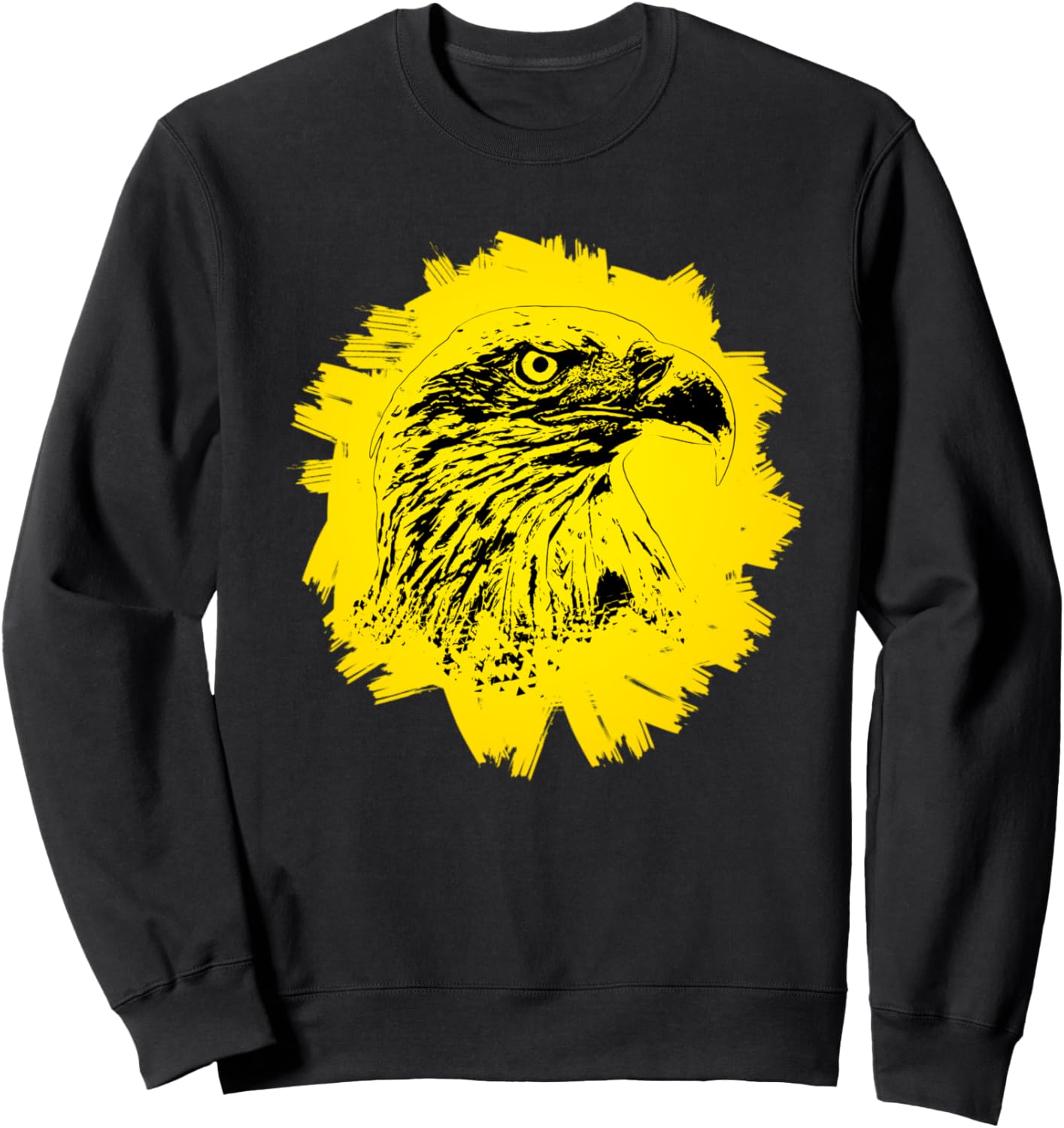 

Изображение хищной птицы орла, красочный мотив, толстовка с животным рисунком Eagle Bird Animal Gift + Christmas Birthday, черный