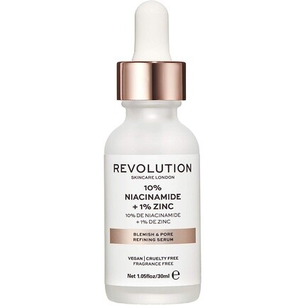 

10% ниацинамид 1% цинковая сыворотка 30 мл, Revolution Skincare London