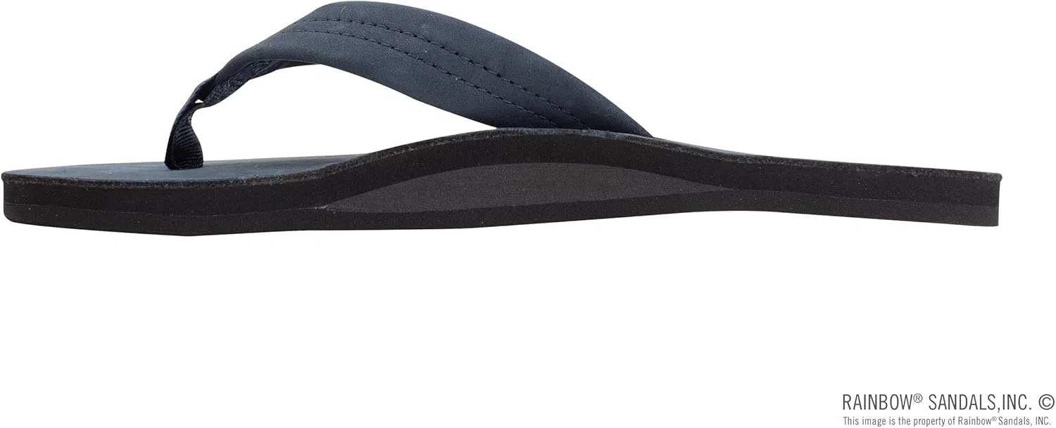 Мужские сандалии Rainbow из двухслойной кожи с поддержкой свода стопы Rainbow Sandals, Navy — фото 2
