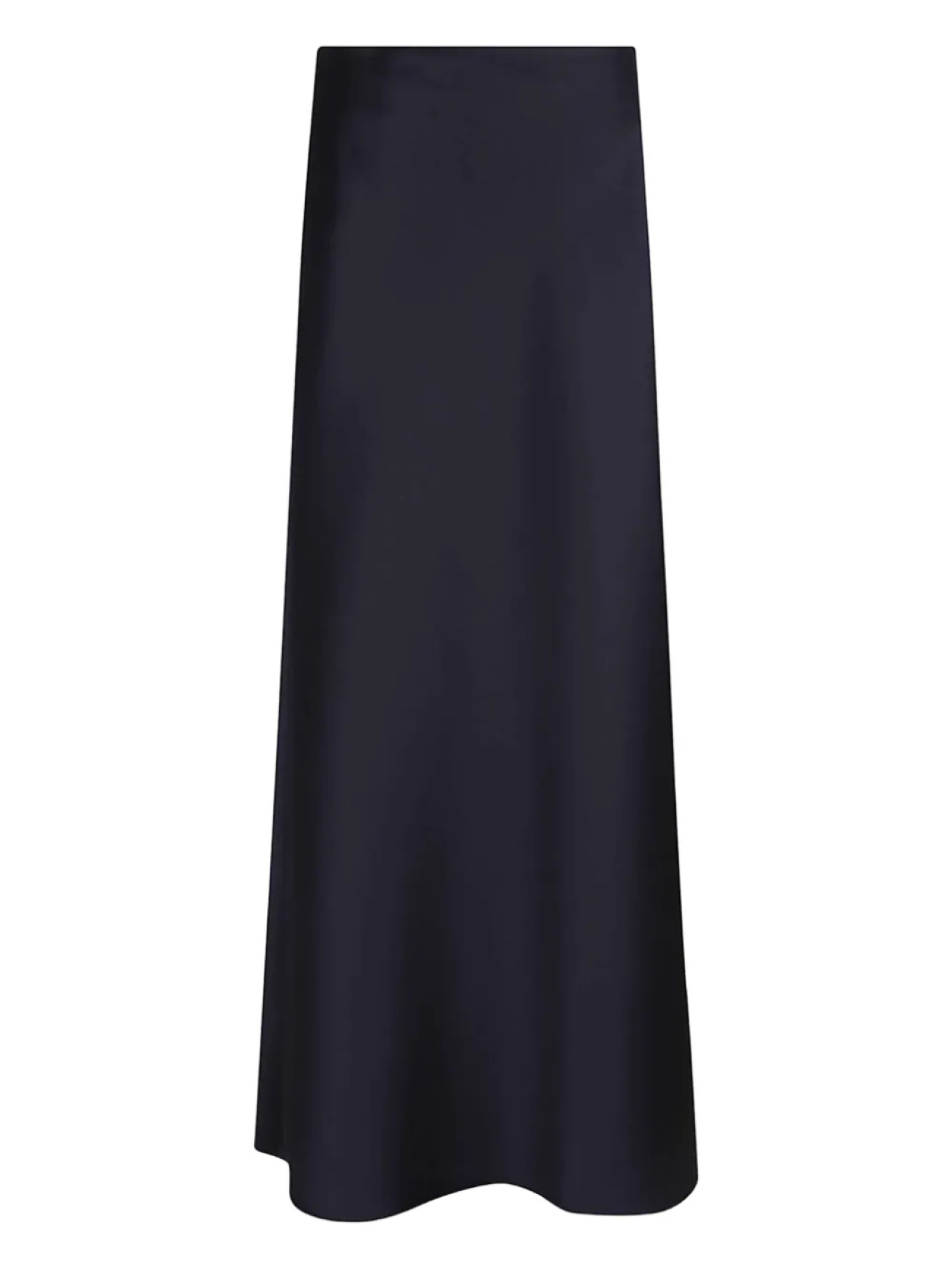

Юбка макси из атласа Alberta Ferretti, синий