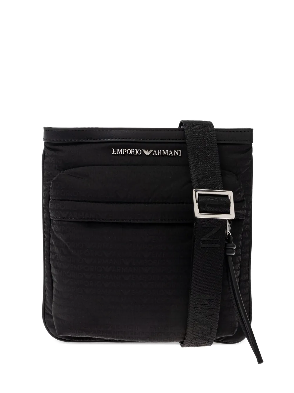 

Сумка-мессенджер с логотипом EMPORIO ARMANI, черный