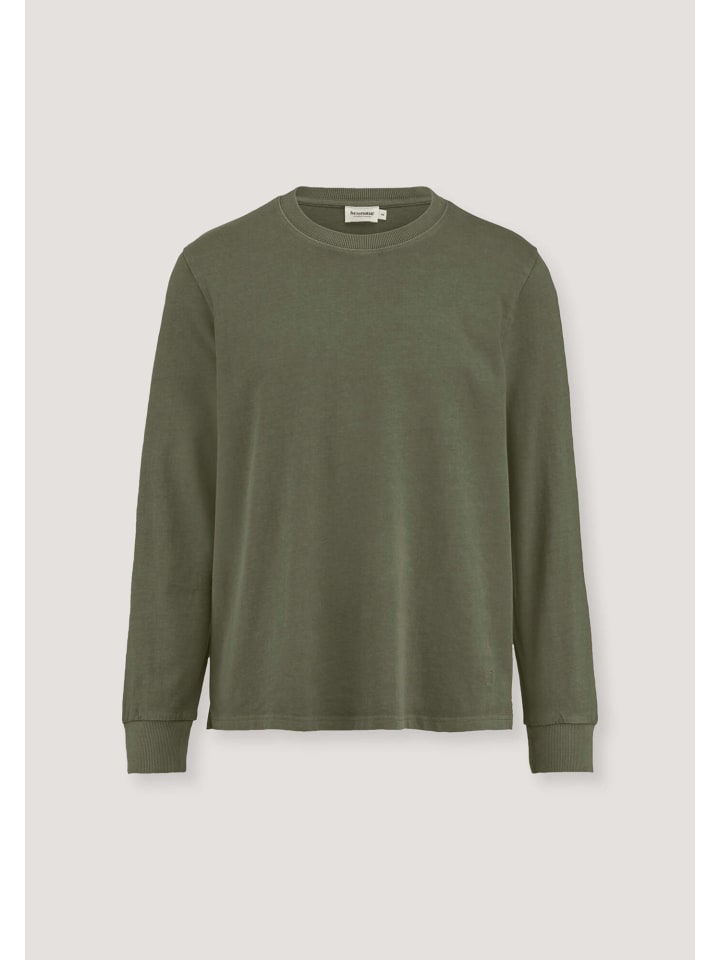 

Hessnatur Рубашка с длинными рукавами оливкового цвета