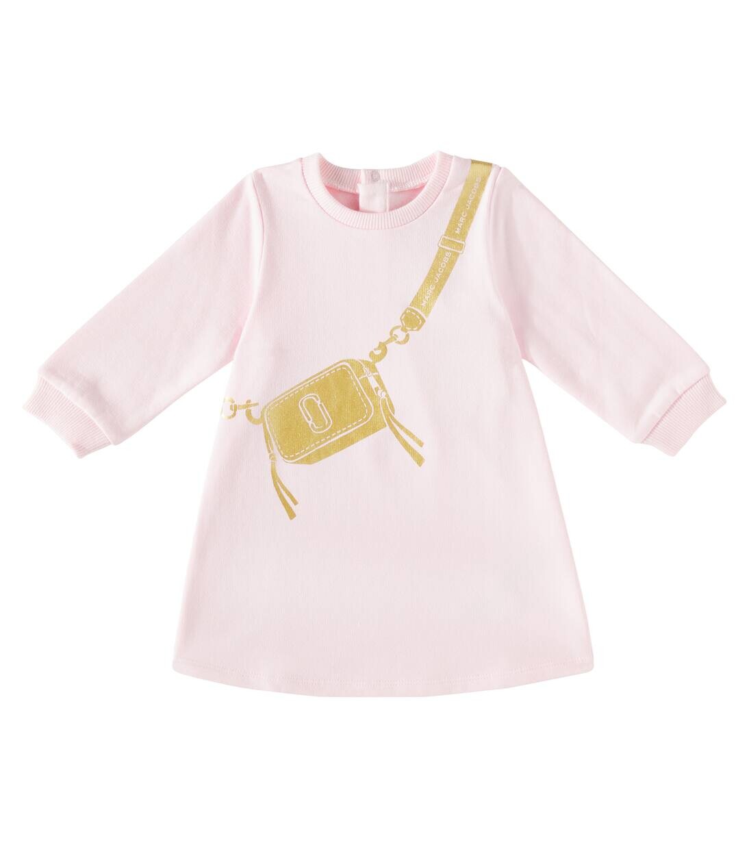

Платье из хлопчатобумажной ткани с принтом для малышей Marc Jacobs Kids, розовый