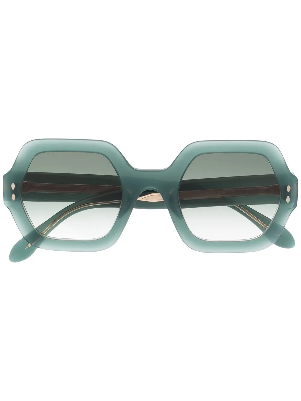 

Солнцезащитные очки в массивной оправе Isabel Marant Eyewear, зеленый