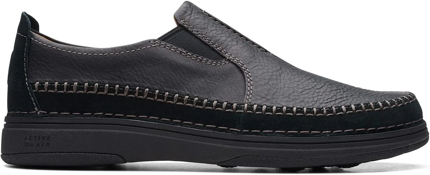 Мокасины мужские Clarks, Black Combi — фото 2