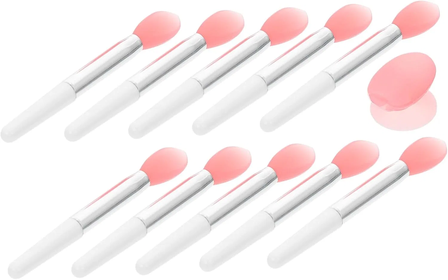 Набор кистей для губ Silicone Pink SKISUNO