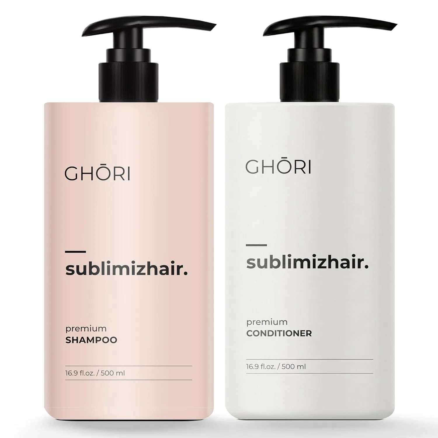 Корейский травяной шампунь и кондиционер «Sublimizhair Premium» 500 мл Ghori