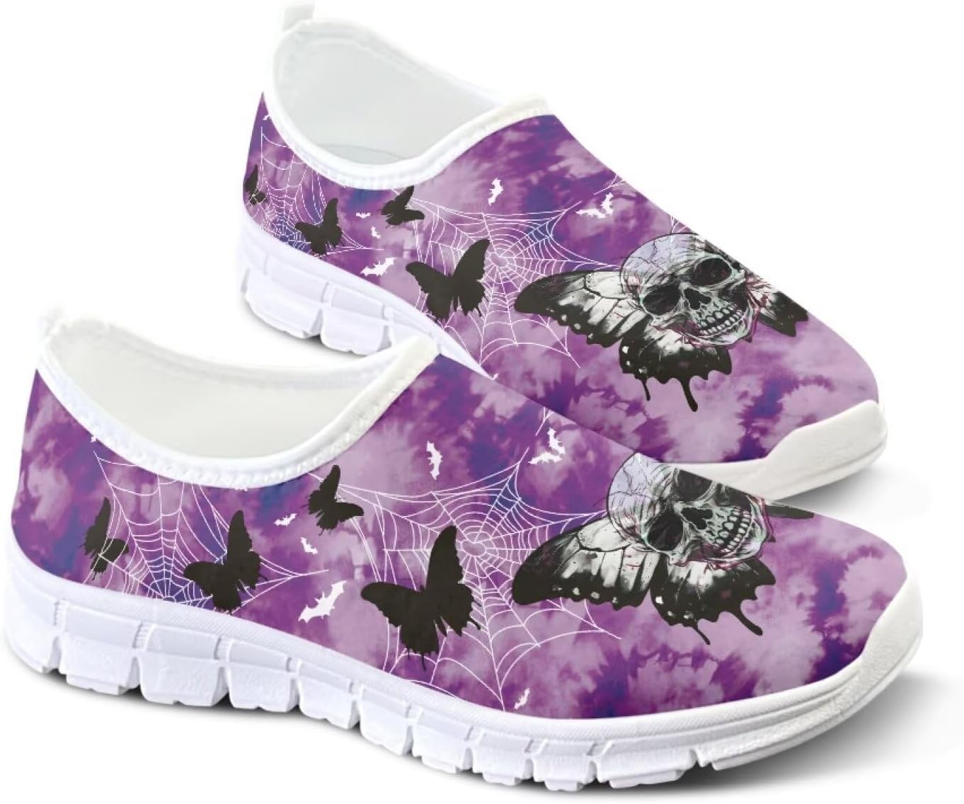 

Легкие женские кроссовки без застежек для ходьбы, унисекс, модные повседневные кеды Fonplted, Butterfly