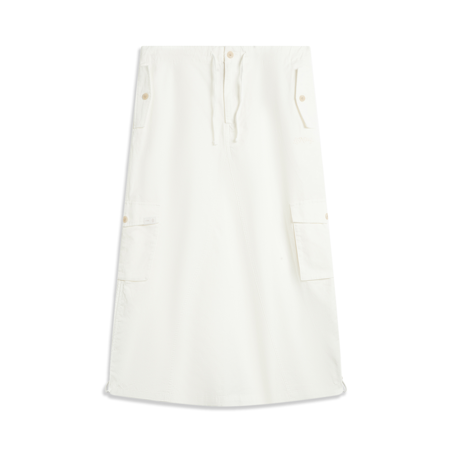 

LINING Культурная серия GUGONG LIANMINGKUAN Повседневные длинные юбки Женские White