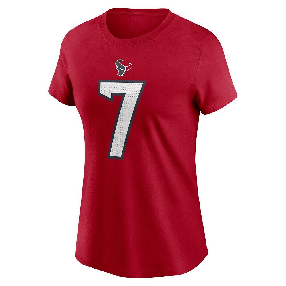 Женские кроссовки Nike C. Футболка Stroud Red Houston Texans с именем и номером игрока, цвет Txs Red — фото 3
