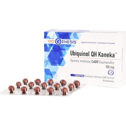 

Убихинол Qh Kaneka Coq10 100 мг 30 мягких таблеток Viogenesis