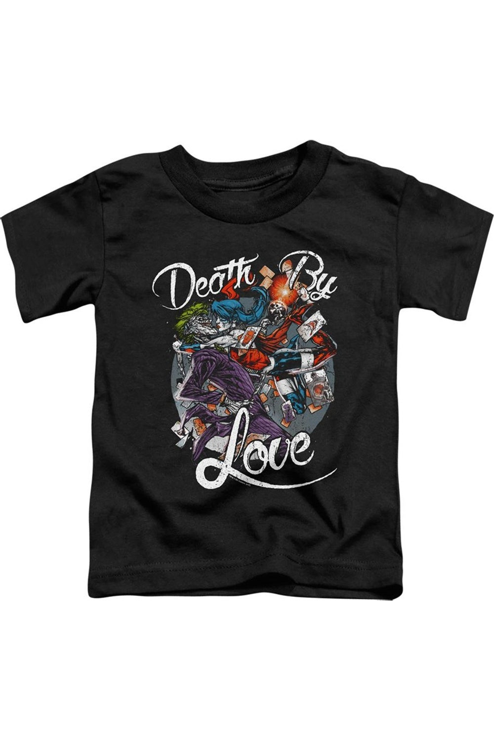 

Футболка для малышей Batman "Смерть от любви" с коротким рукавом Gildan, черный