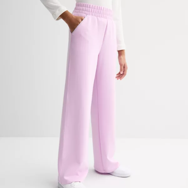 

Широкие брюки с мягкой текстурой для девочек 7-20 лет Tek Gear, цвет vibrant lilac