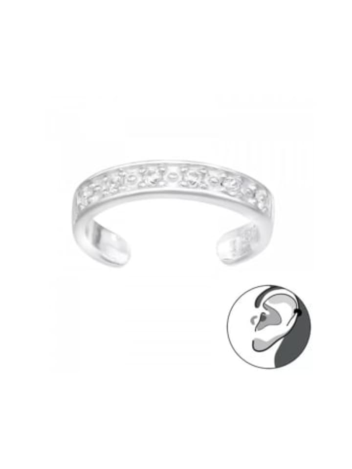 

Alexander York Серьга-кафф с цирконием в оправе из серебра 925 пробы