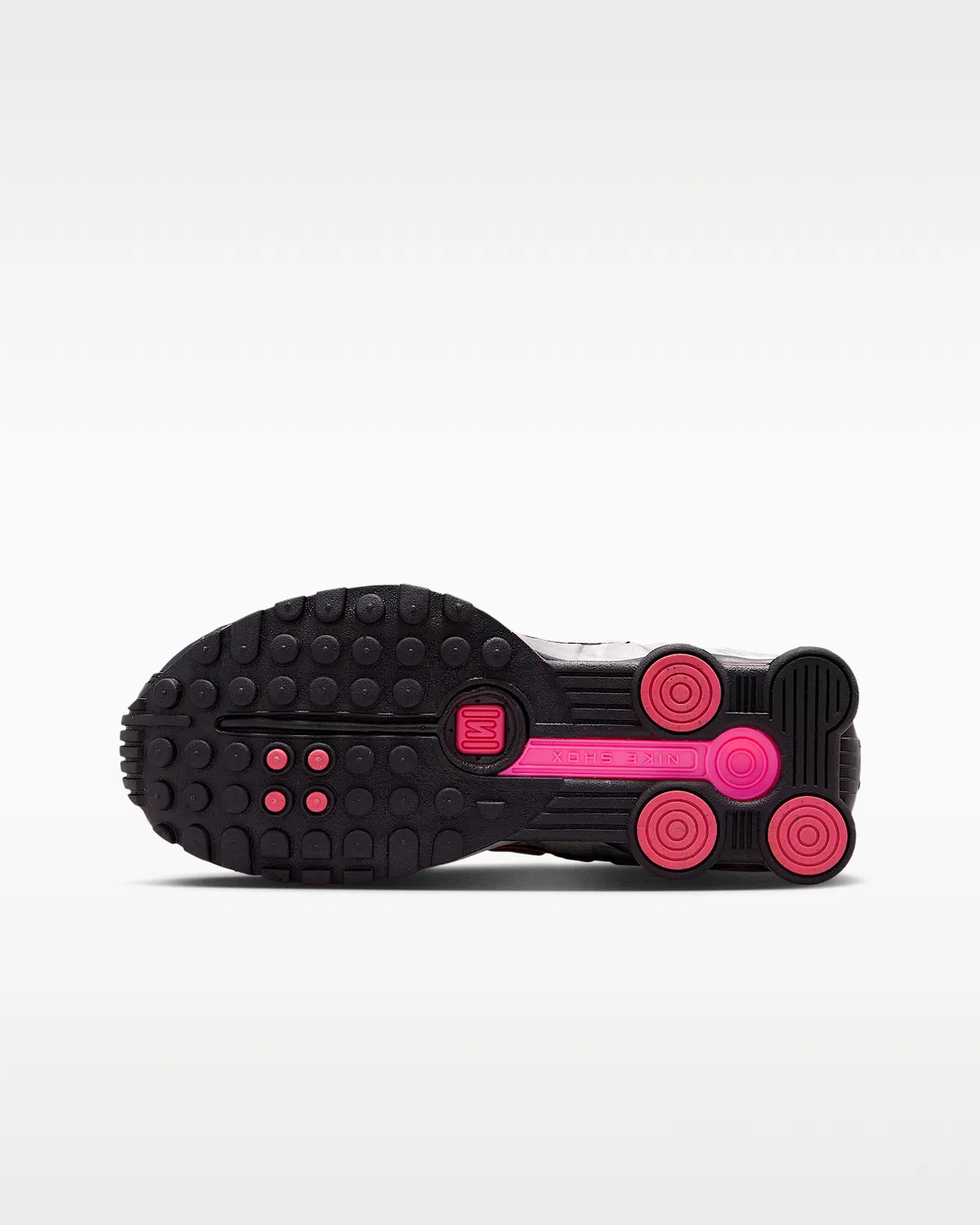 Детские кроссовки Nike Shox R4, Black/Pinksicle/Metallic Silver — фото 2
