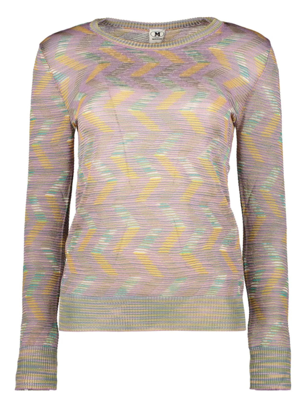 

Джемпер с узором «зигзаг» Missoni, розовый