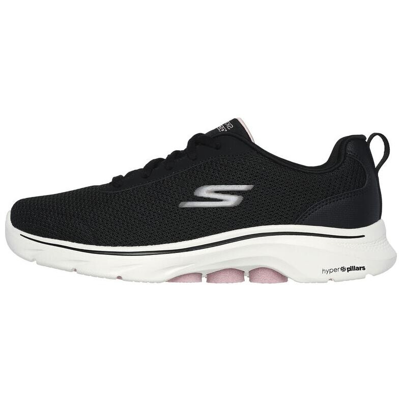 

Кроссовки Skechers GO WALK 7 Lifestyle Shoes Women's Low-top Black/white/pink, черный/белый/розовый