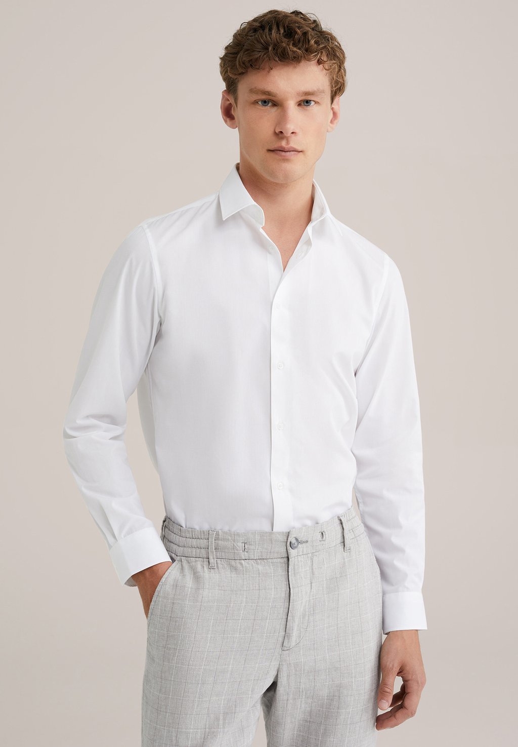 

Классическая рубашка WE Fashion, белый