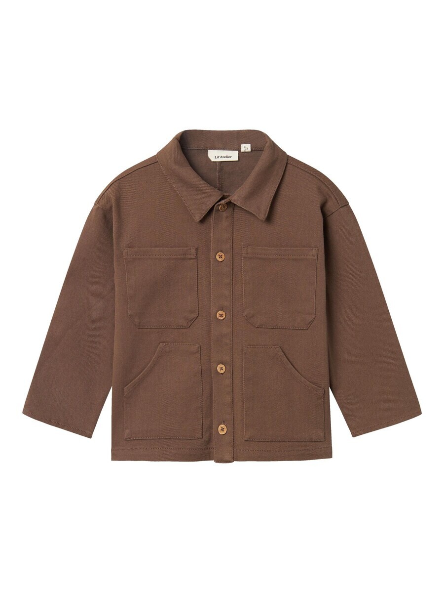 

Рубашка на пуговицах NAME IT Comfort fit Button Up Shirt, цвет mocha