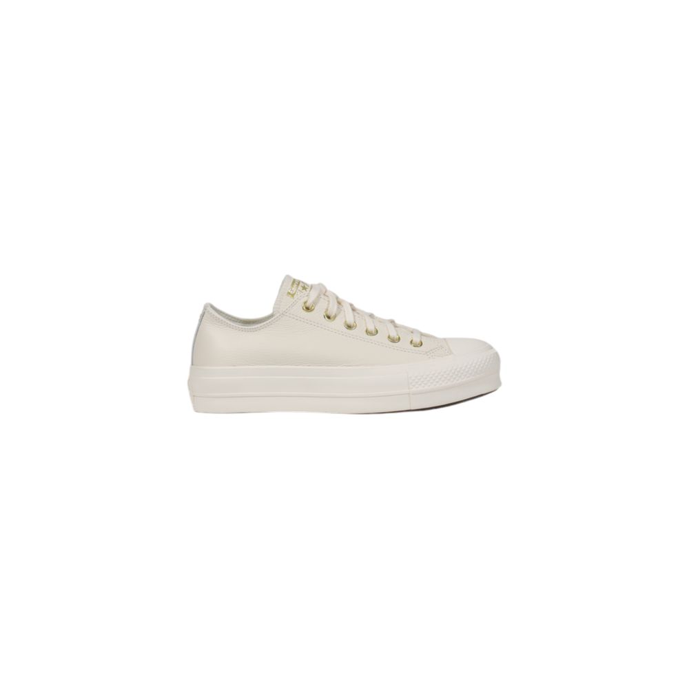 

Белые кожаные кроссовки Converse