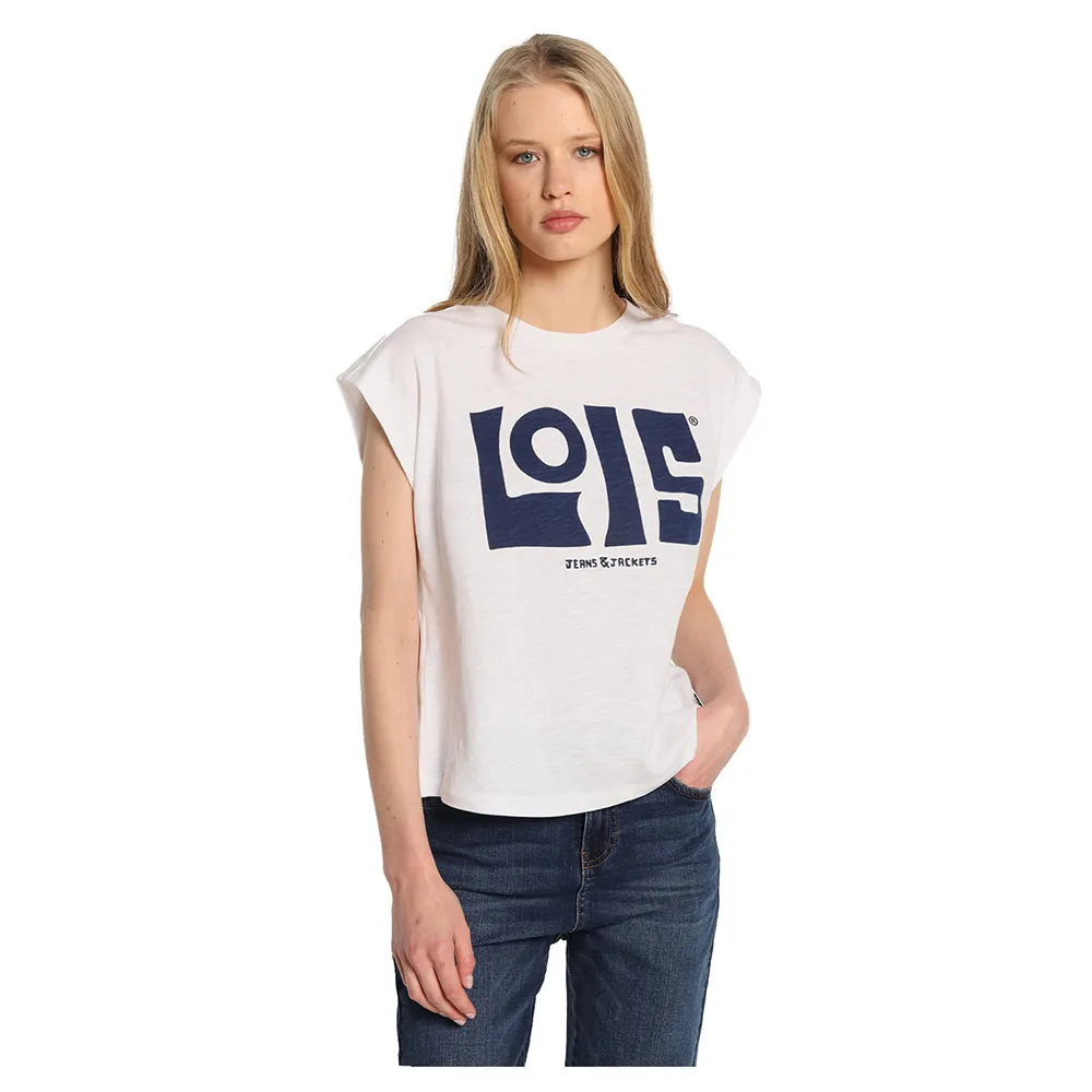

Футболка с коротким рукавом Lois Jeans 10945, белый