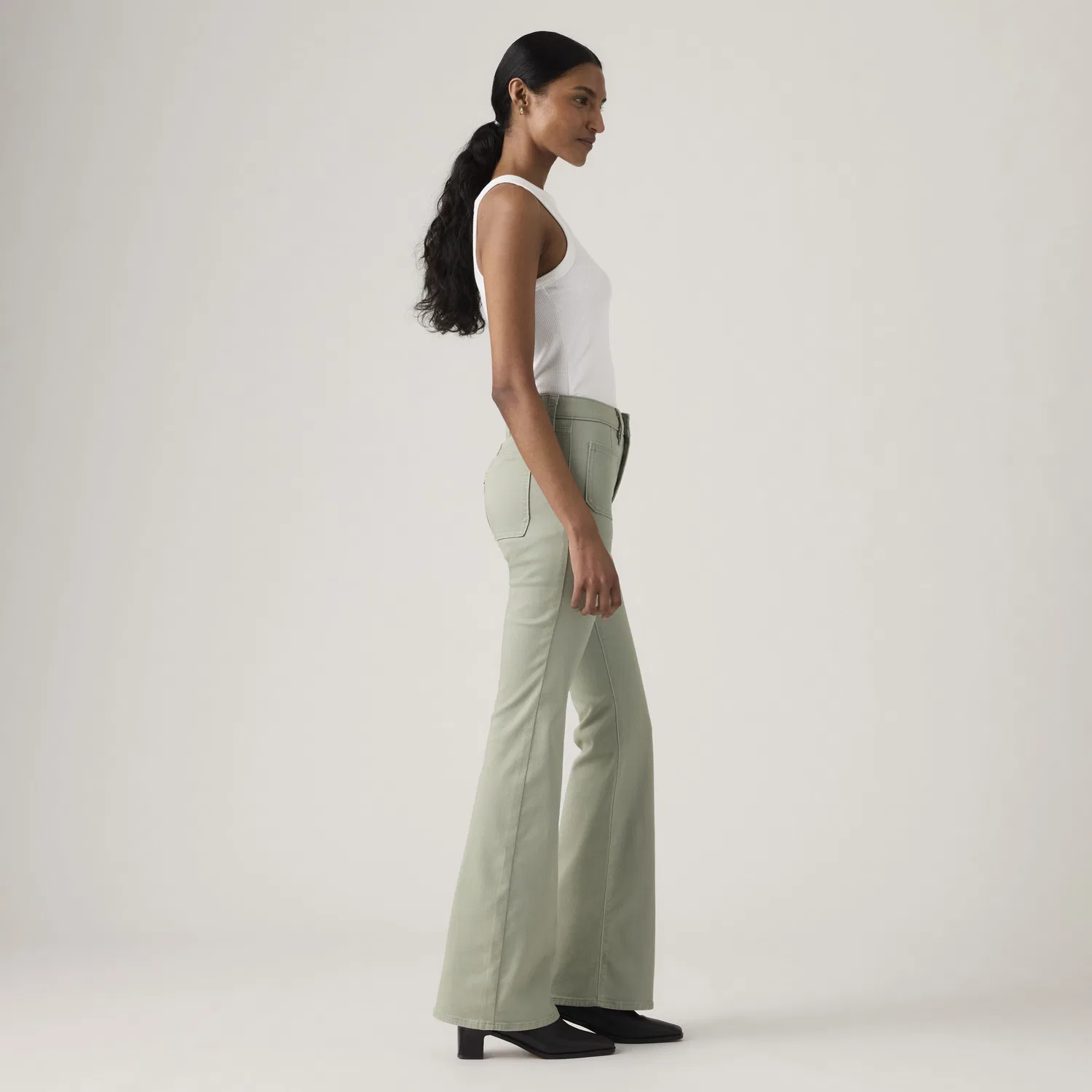 Женские джинсы 726 с накладными карманами Levi's, Green — фото 4